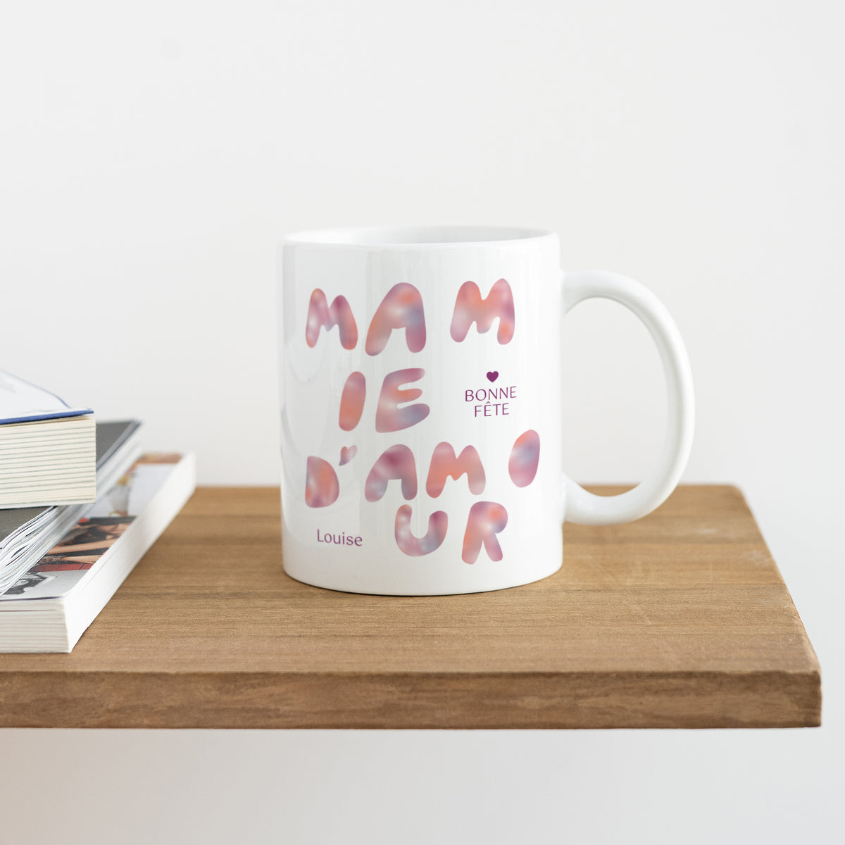 Mug Blanc Mamie sunrise photo N° 4