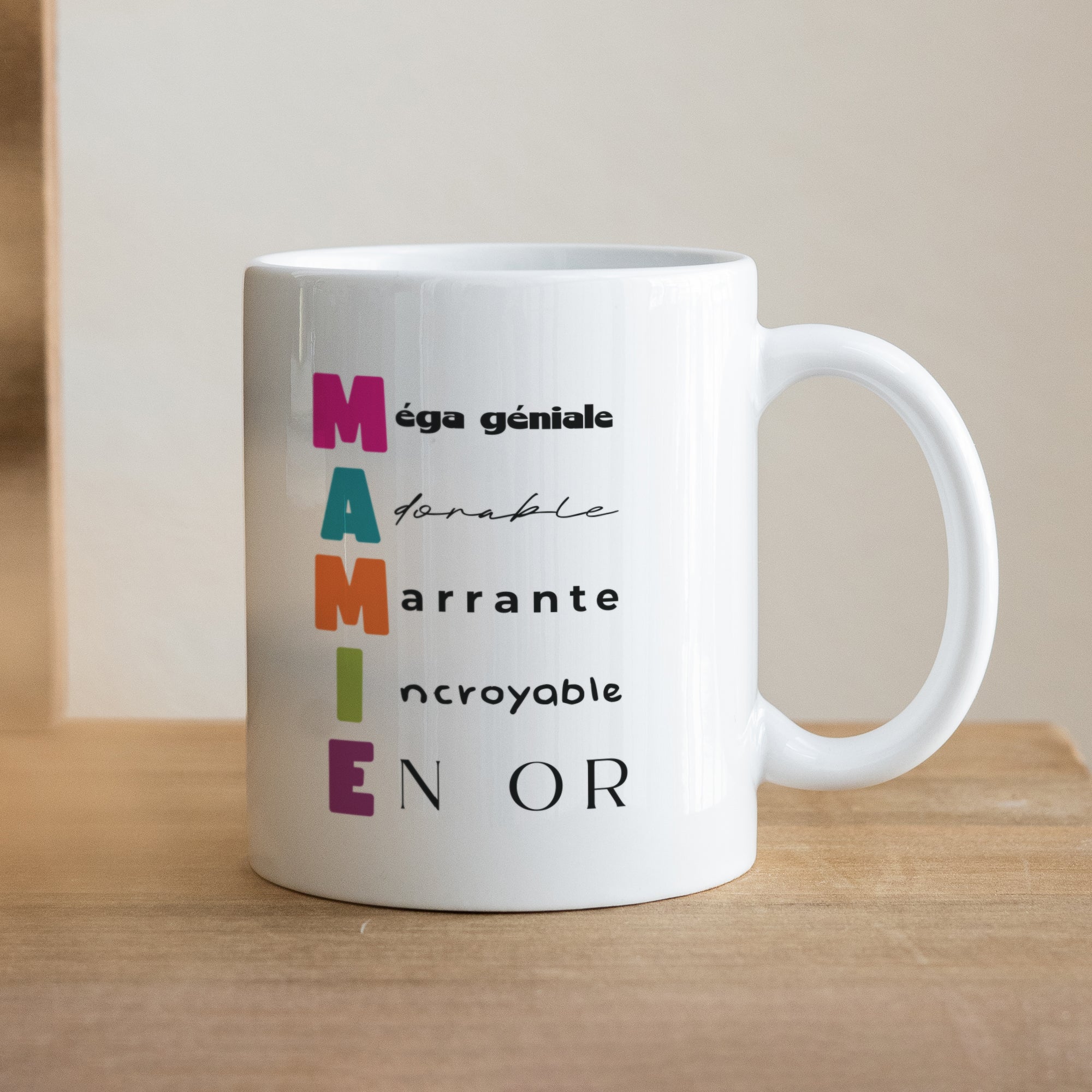 Mug Blanc Signature Mamie photo N° 1