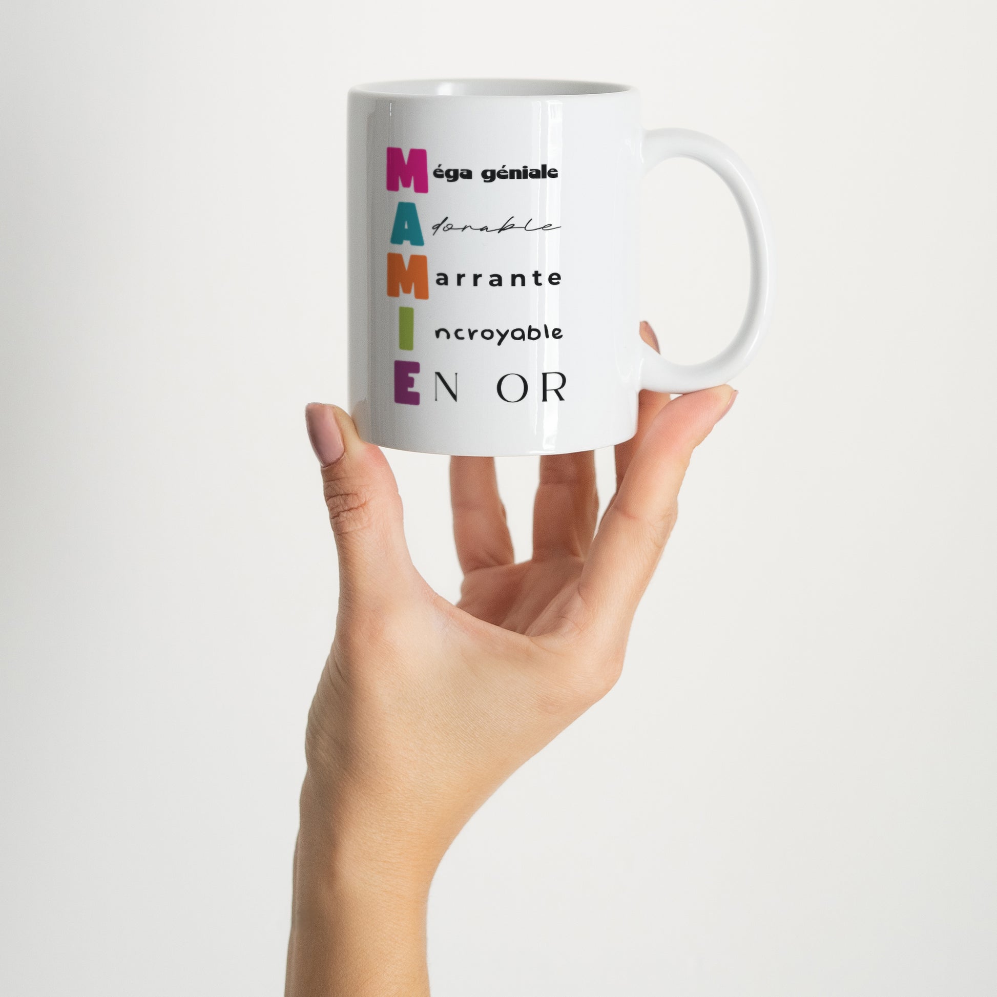 Mug Blanc Signature Mamie photo N° 2