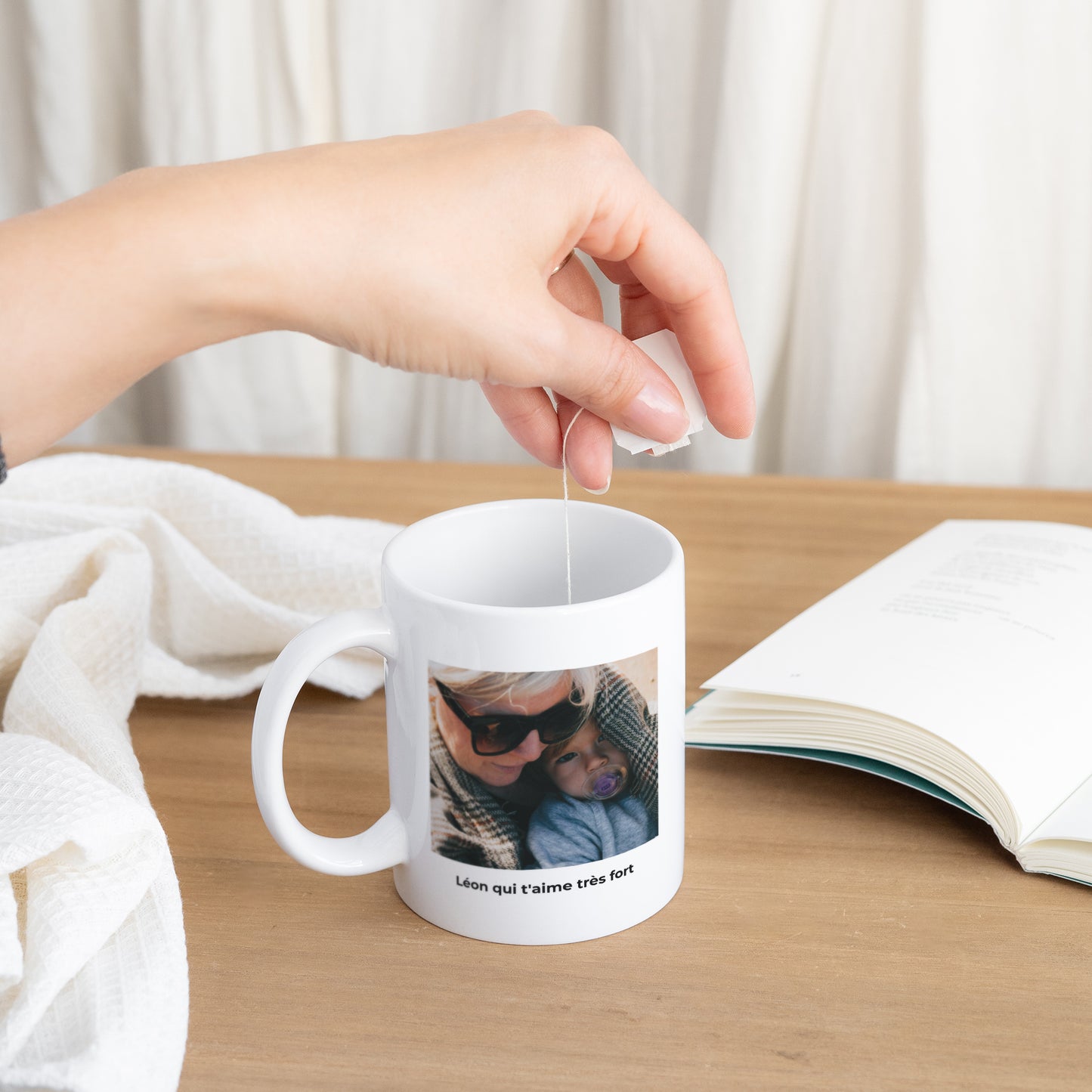 Mug Blanc Signature Mamie photo N° 3