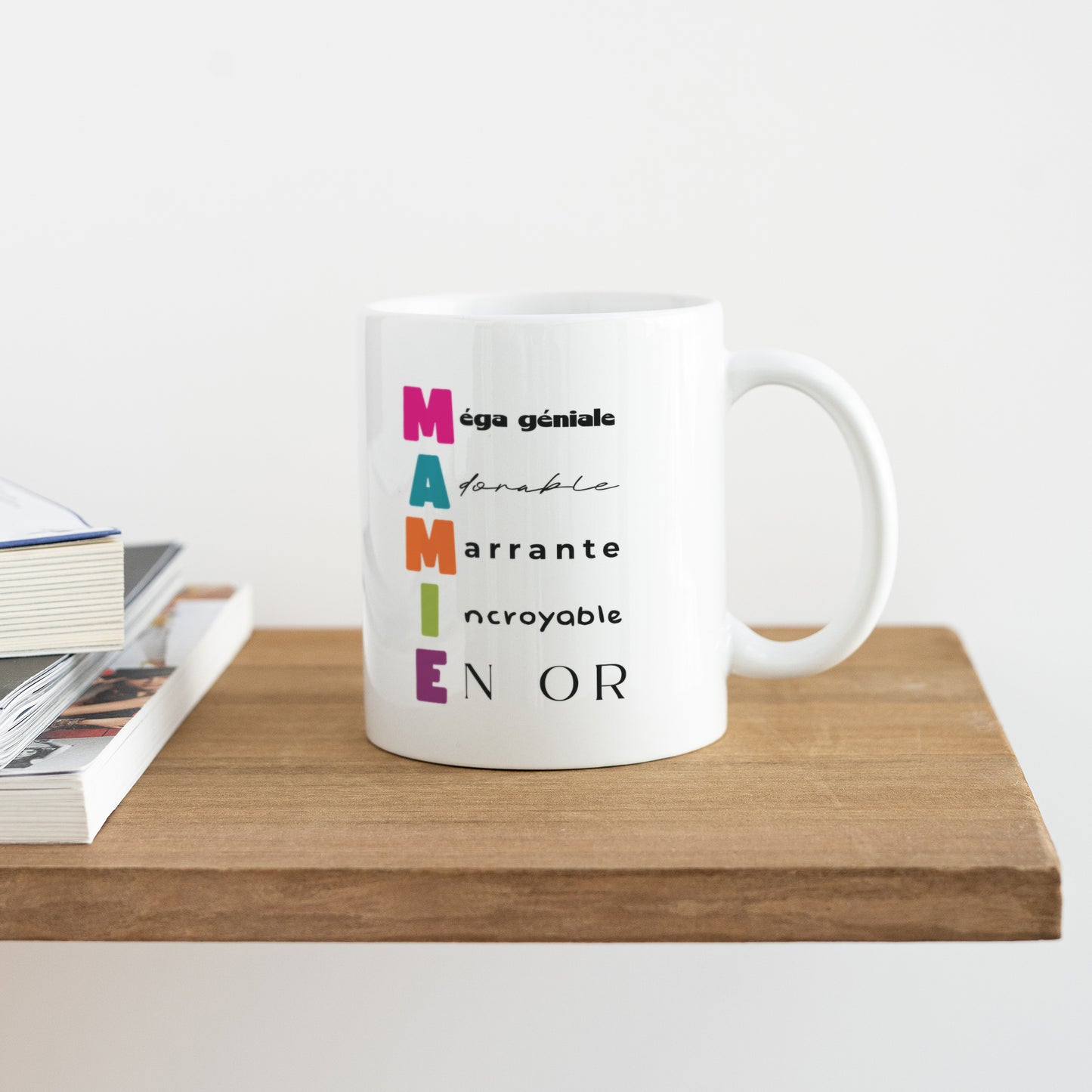 Mug Blanc Signature Mamie photo N° 4