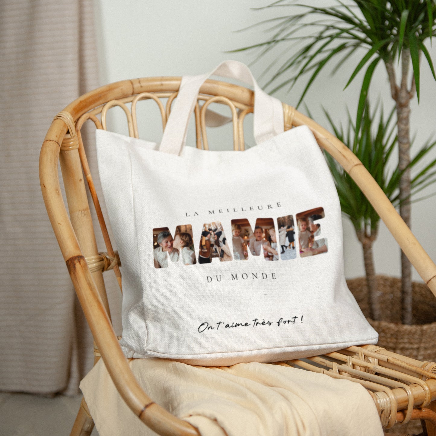 Tote bag Anse en toile Mamie au Top photo N° 2