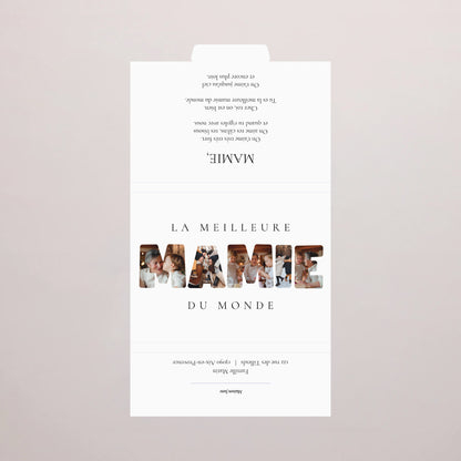 Boite chocolat personnalisée 6 chocolats Mamie au Top photo N° 3