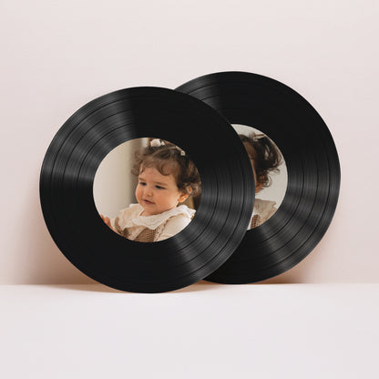 Faire-part Baptême Pochette disque Dans la douceur de Dieu photo N° 4