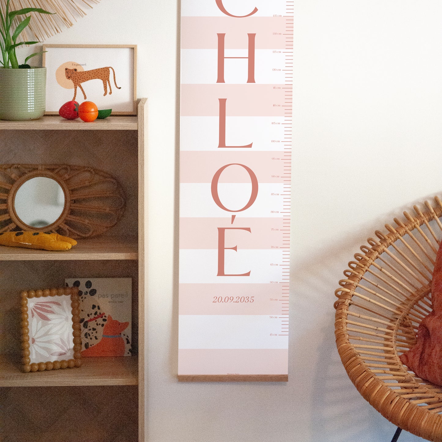 Toise Naissance Papier La vie en rose photo N° 4