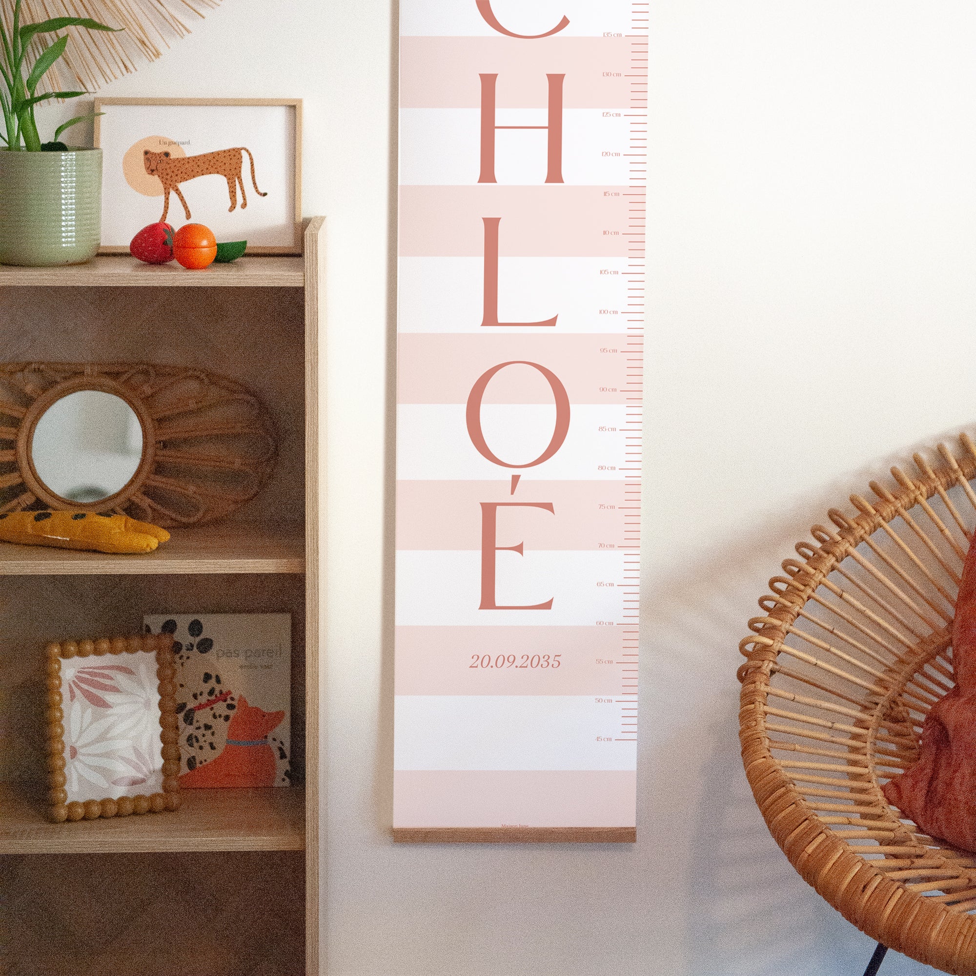 Toise Naissance Papier La vie en rose photo N° 4