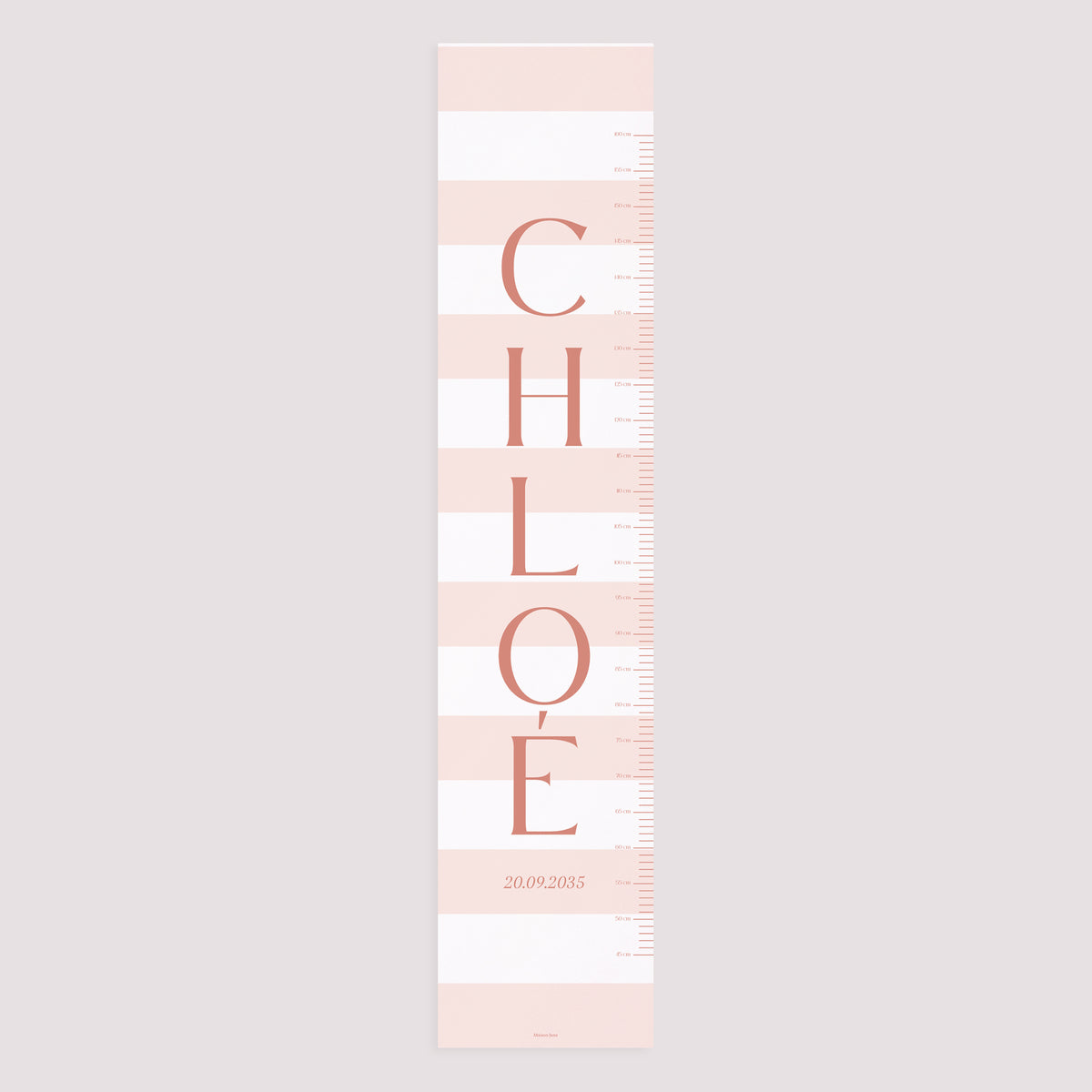Toise Naissance Papier La vie en rose photo N° 5