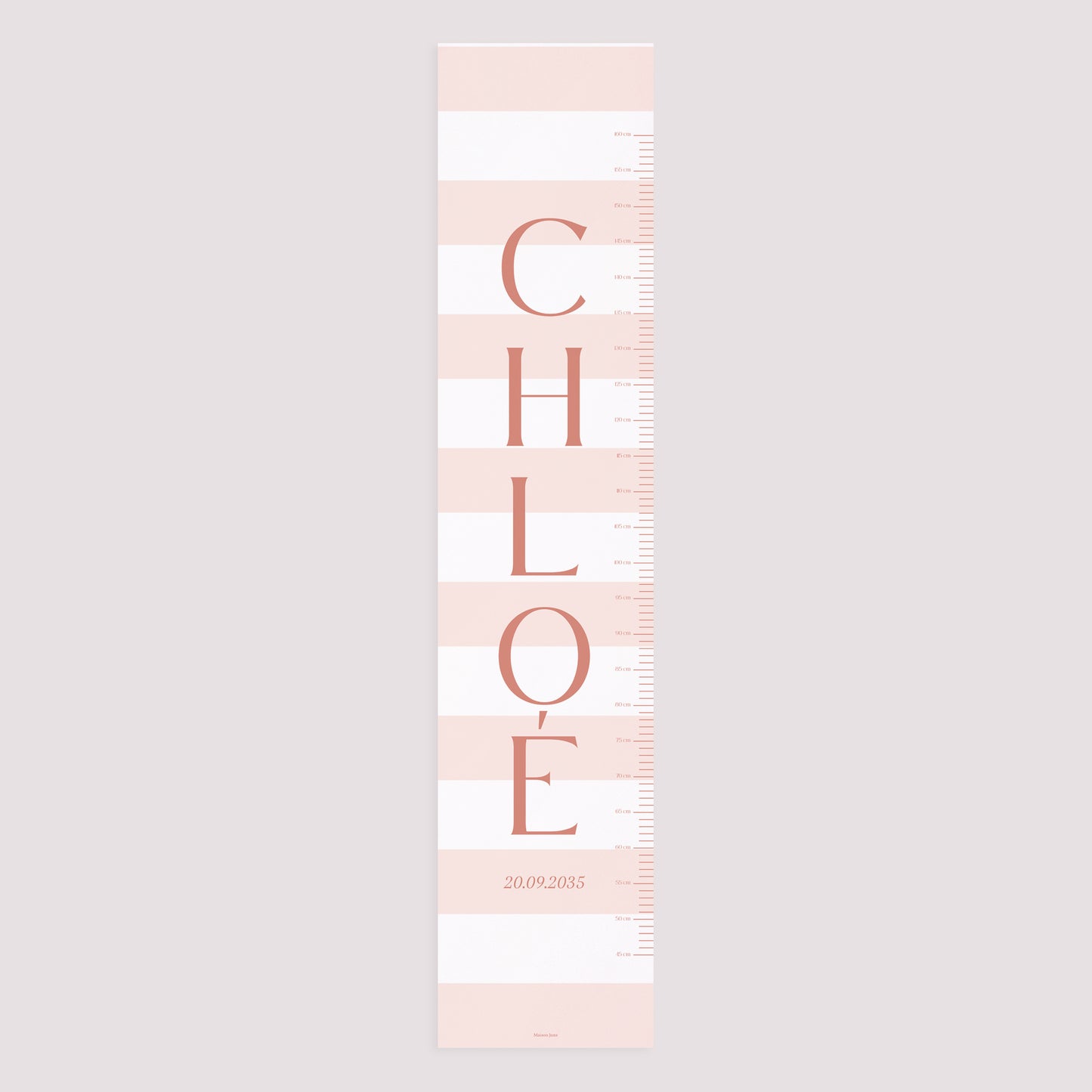 Toise Naissance Papier La vie en rose photo N° 5