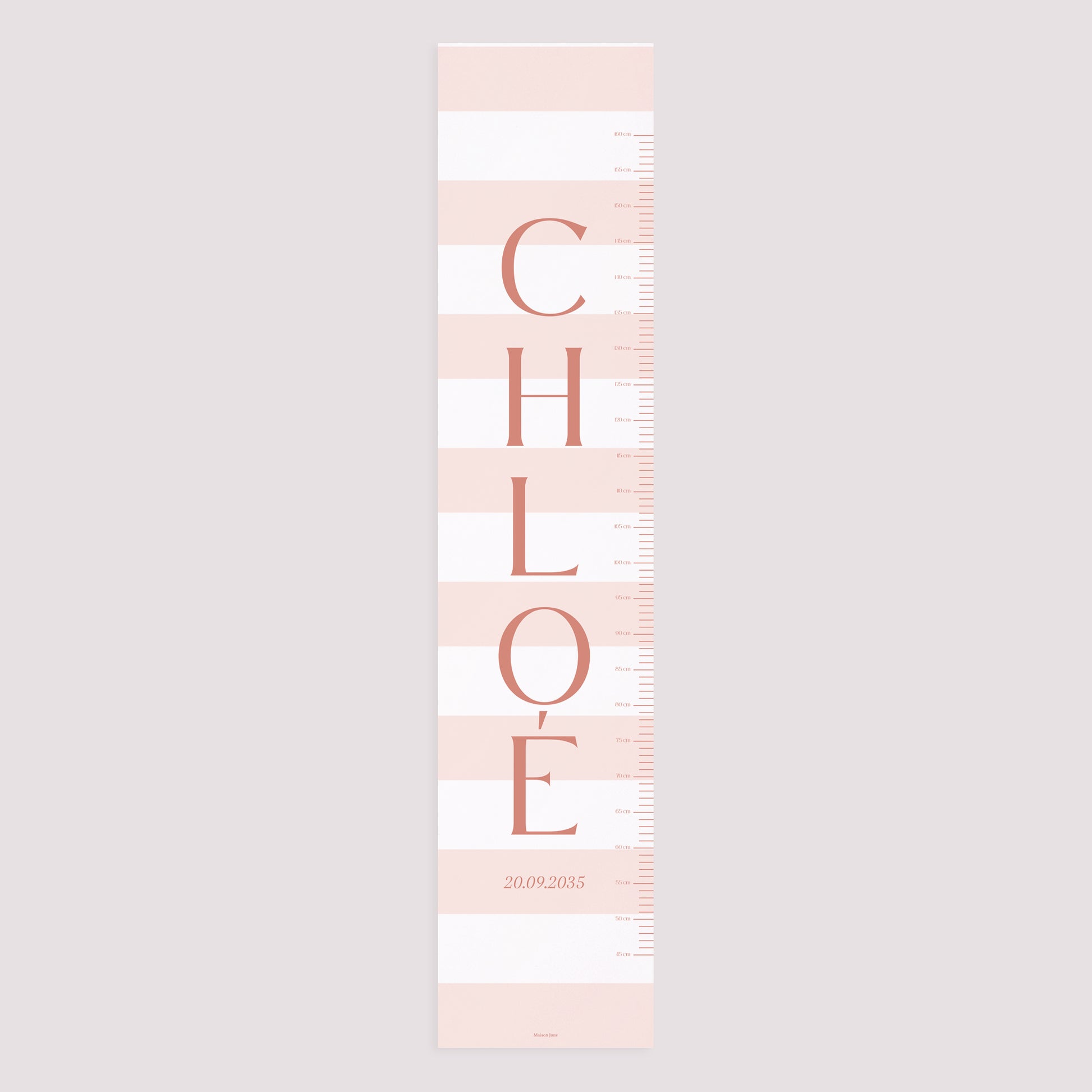 Toise Naissance Papier La vie en rose photo N° 5