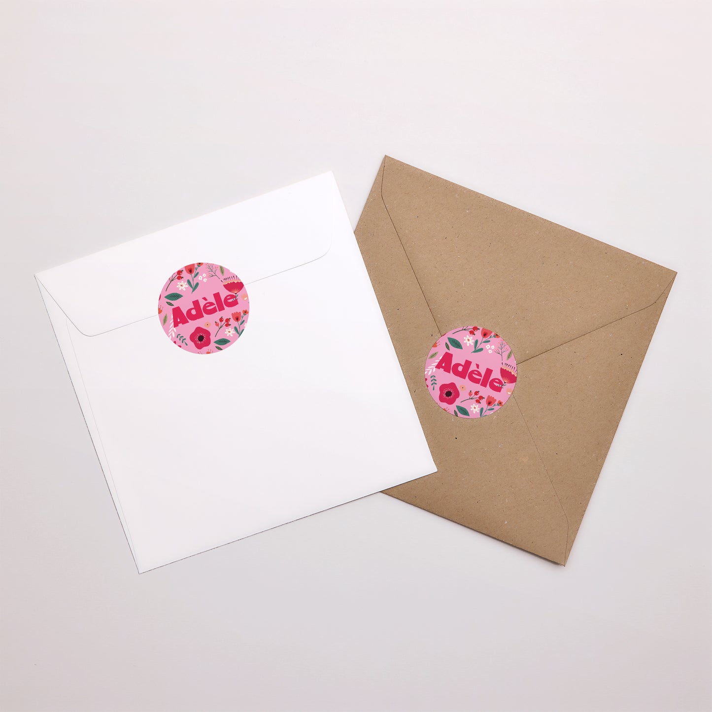 Sticker Naissance Rond Blooming Love photo N° 3