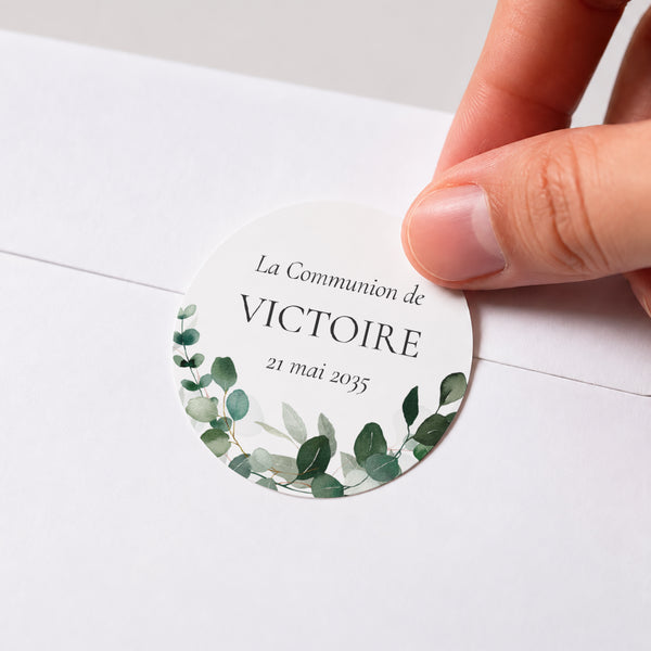 Sticker Communion Rond Chemin de Lumière photo