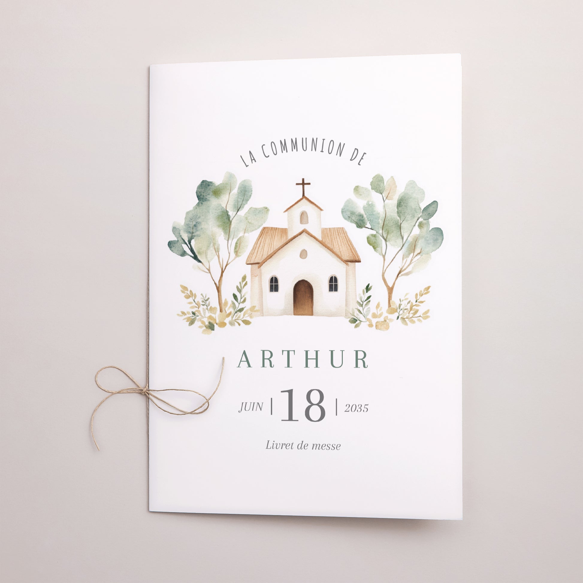 Livret de messe Communion Double volet La Maison de Lumière photo N° 1