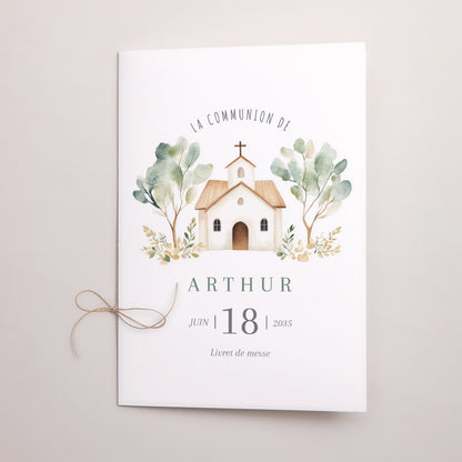 Livret de messe Communion Double volet La Maison de Lumière photo N° 1