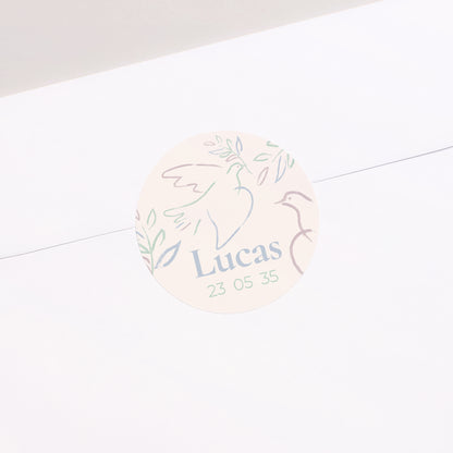 Sticker Communion Rond La Promesse Céleste photo N° 1