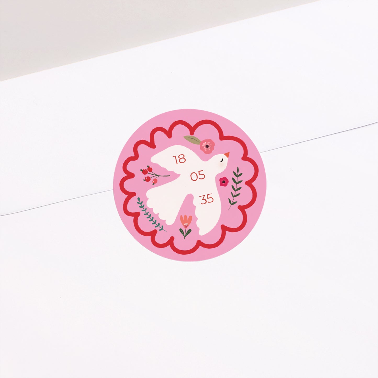 Sticker Communion Rond Sublime Instant photo N° 1