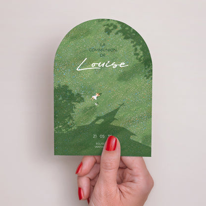 Faire-part Communion Petite arche Une communion dans l'herbe photo N° 2
