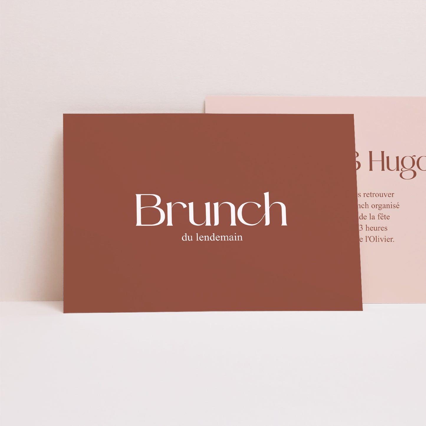 Invitations Mariage Paysage Lignes Unies photo N° 1