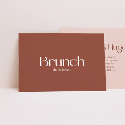 Invitations Mariage Paysage Lignes Unies photo N° 1