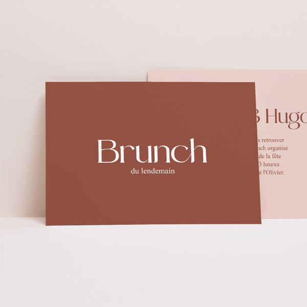Invitations Mariage Paysage Lignes Unies photo