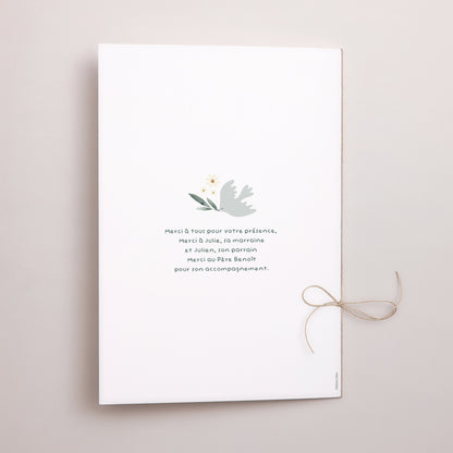 Livret de messe Communion Double volet Avec amour et bénédiction photo N° 3