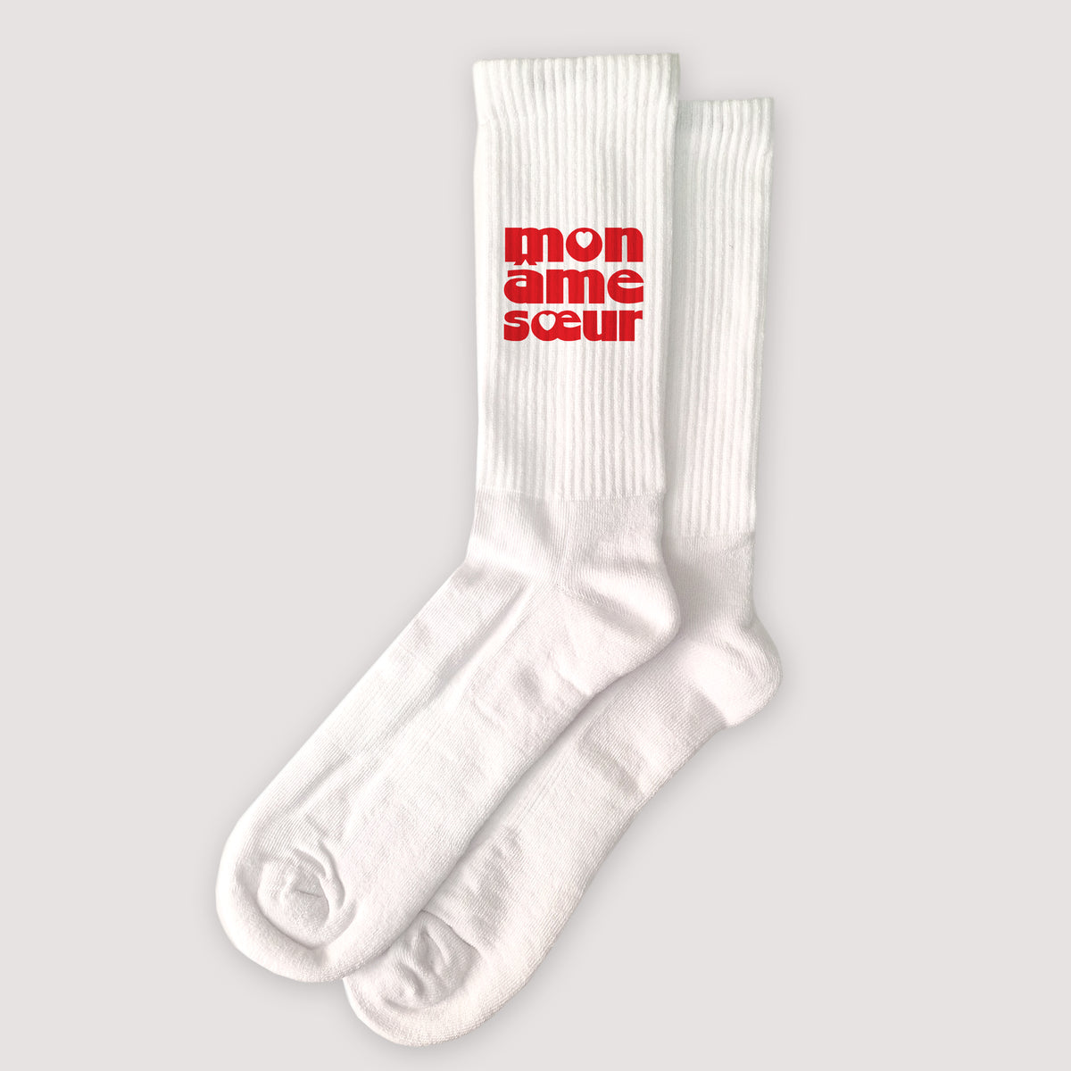 Chaussettes femme Blanches Âmes sœurs photo N° 1