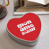 Boite métallique coeur, garnie de chocolats Âmes sœurs photo N° 2