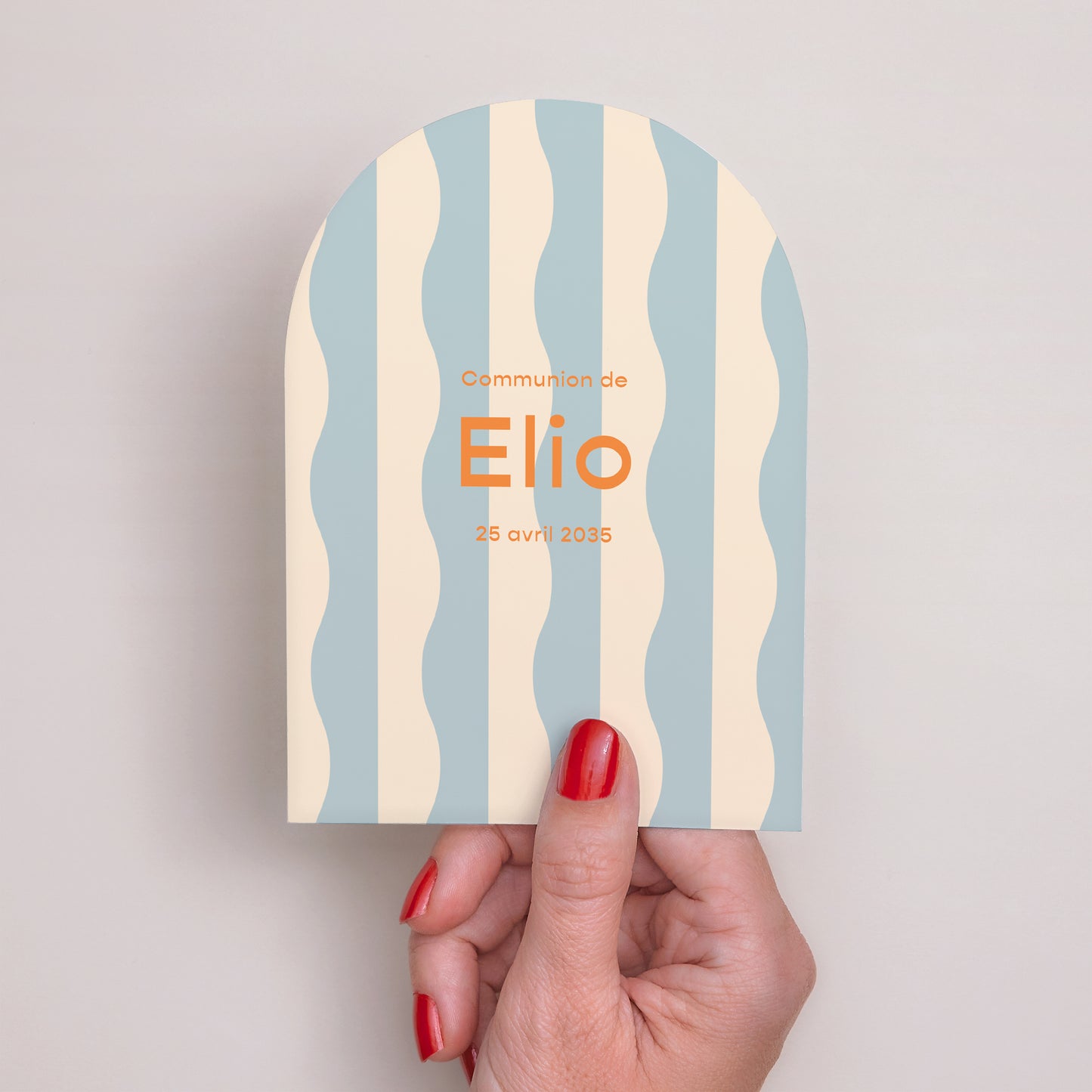 Faire-part Communion Petite arche Gentle Waves of the Morning photo N° 2