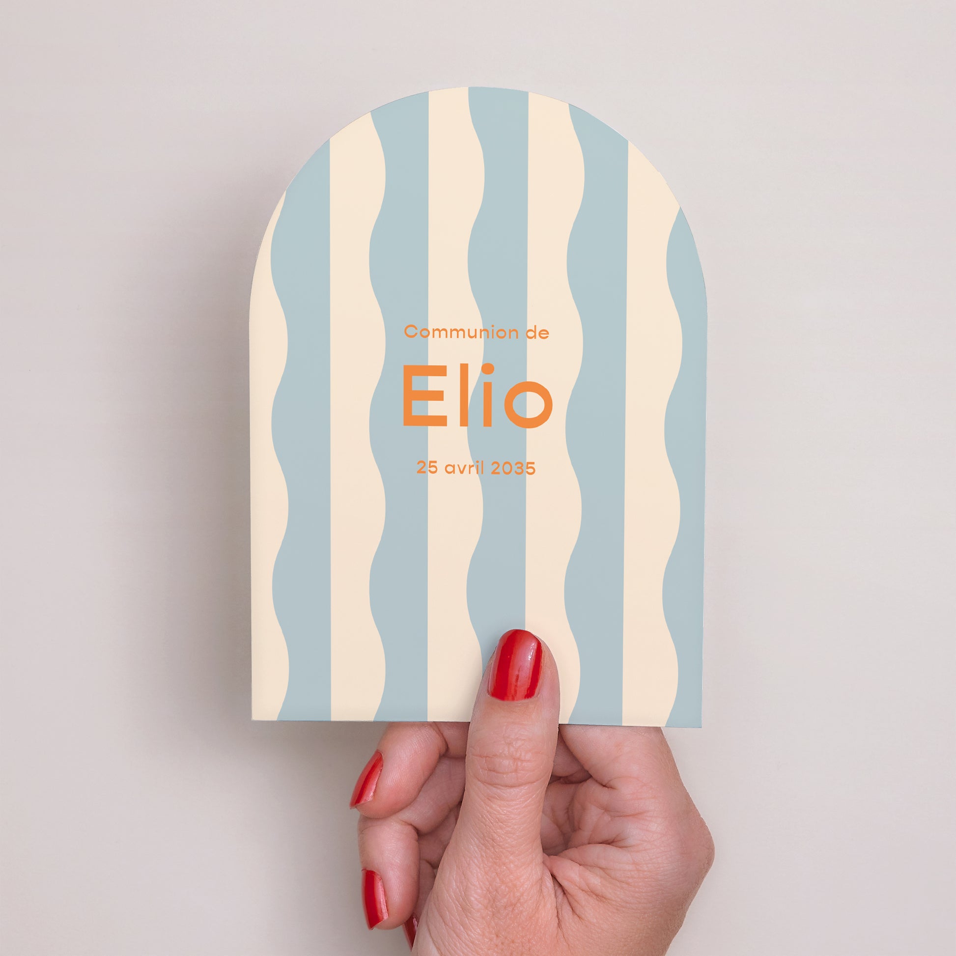 Faire-part Communion Petite arche Gentle Waves of the Morning photo N° 2