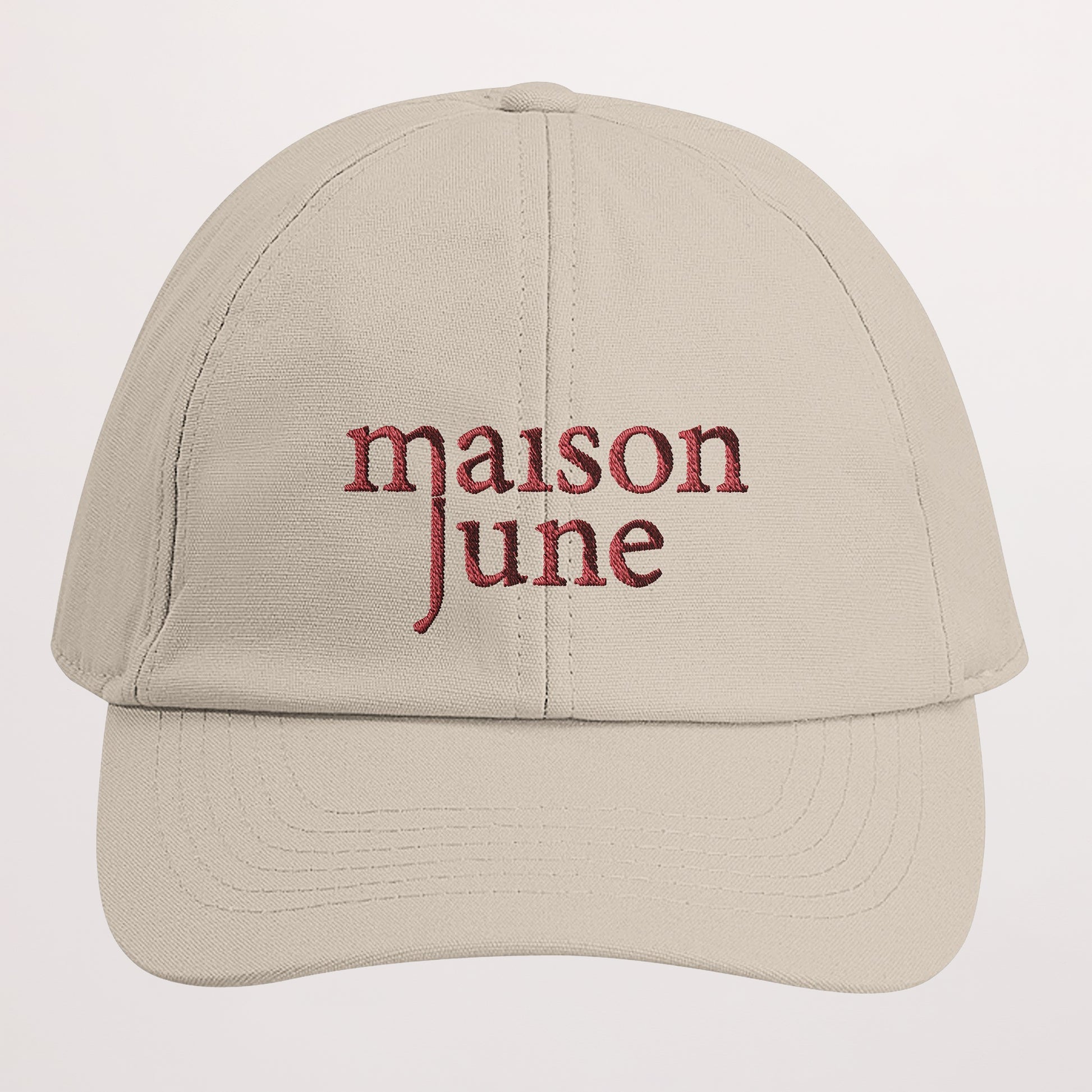 Casquette Brodée Beige MJ Addicts photo N° 1