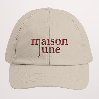 Casquette Brodée Beige MJ Addicts photo N° 1