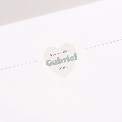 Sticker Naissance Rond Là où commence nous photo N° 1