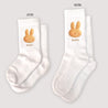 Chaussettes enfant Naissance Blanches Doudou lapin rêveur photo N° 1