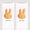 Chaussettes enfant Naissance Blanches Doudou lapin rêveur photo N° 3