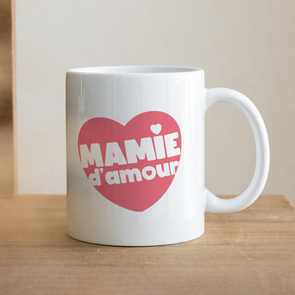 Mug Blanc Ma Mamie Love photo N° 1