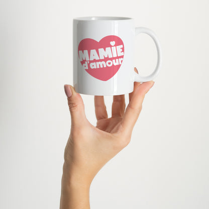 Mug Blanc Ma Mamie Love photo N° 2