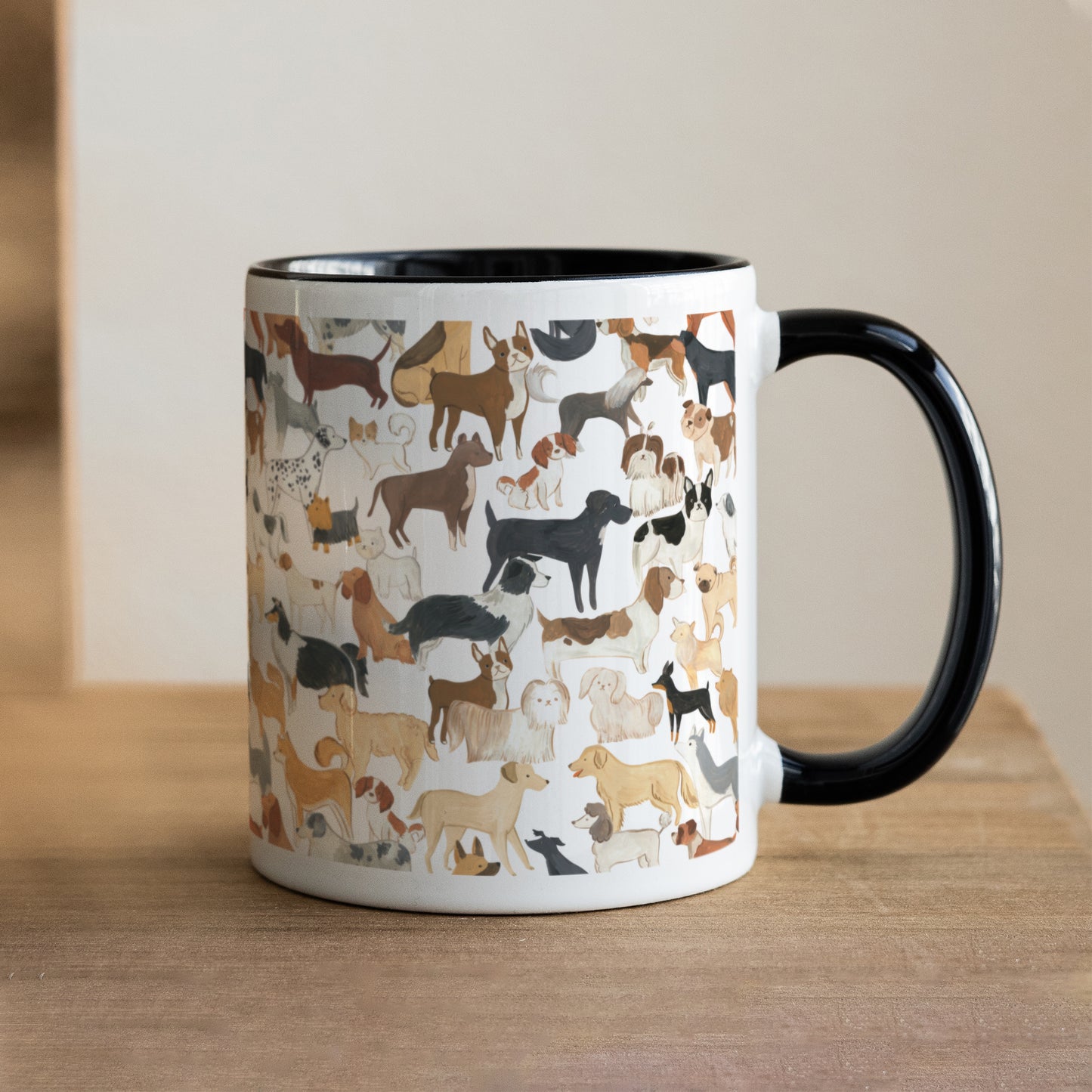 Mug Noir Toutou Party photo N° 1