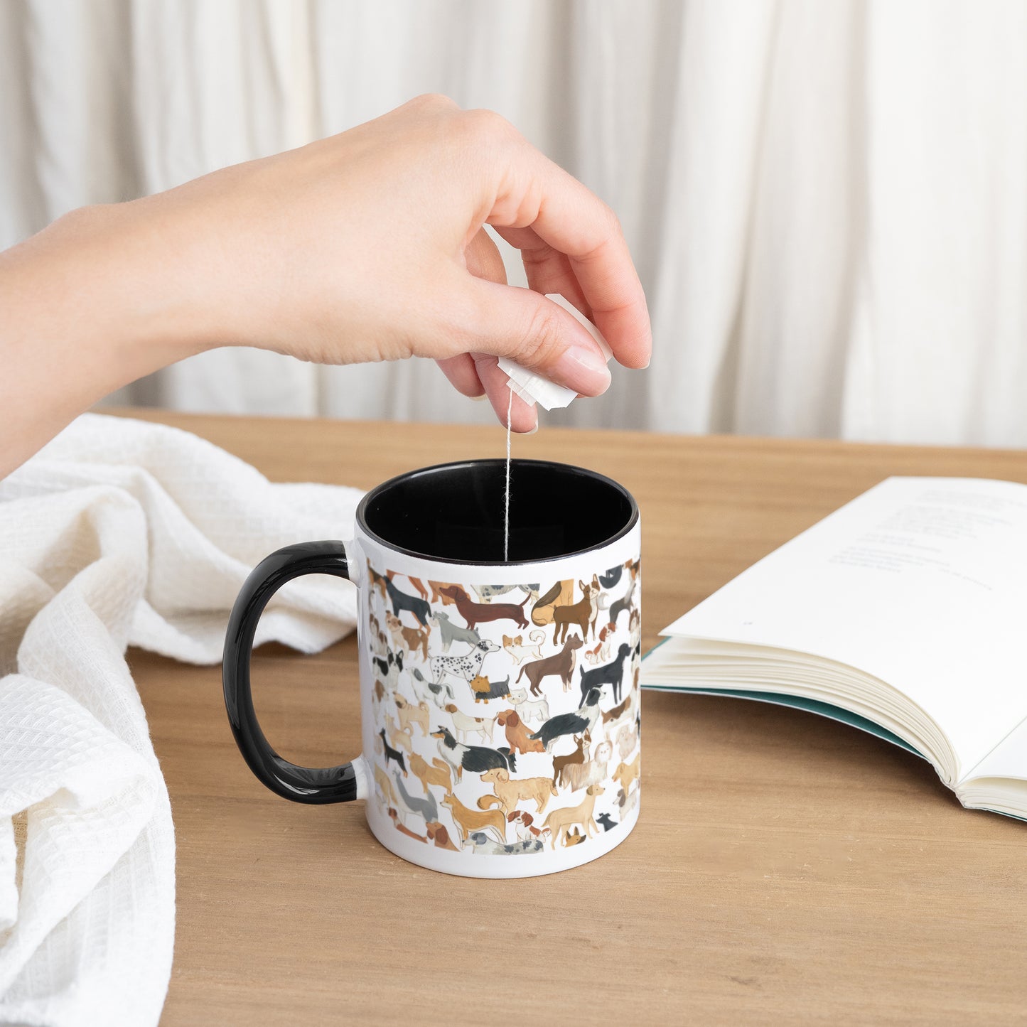 Mug Noir Toutou Party photo N° 3