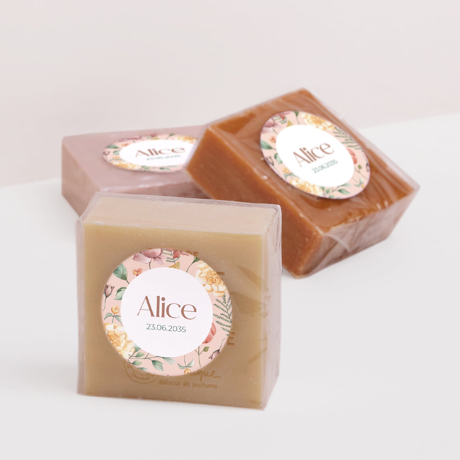 Sticker Naissance Rond Rosée de Printemps photo N° 2