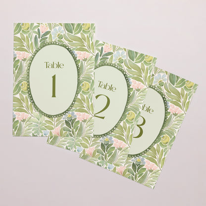 Marque table Mariage Rectangle Le Jardin des Promesses photo N° 1