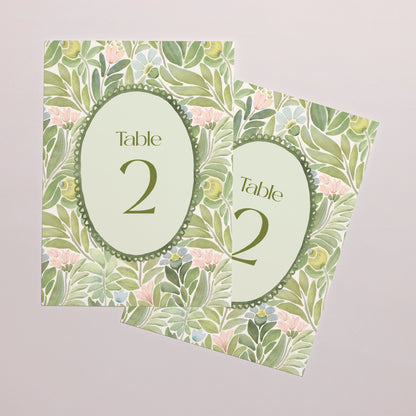 Marque table Mariage Rectangle Le Jardin des Promesses photo N° 2