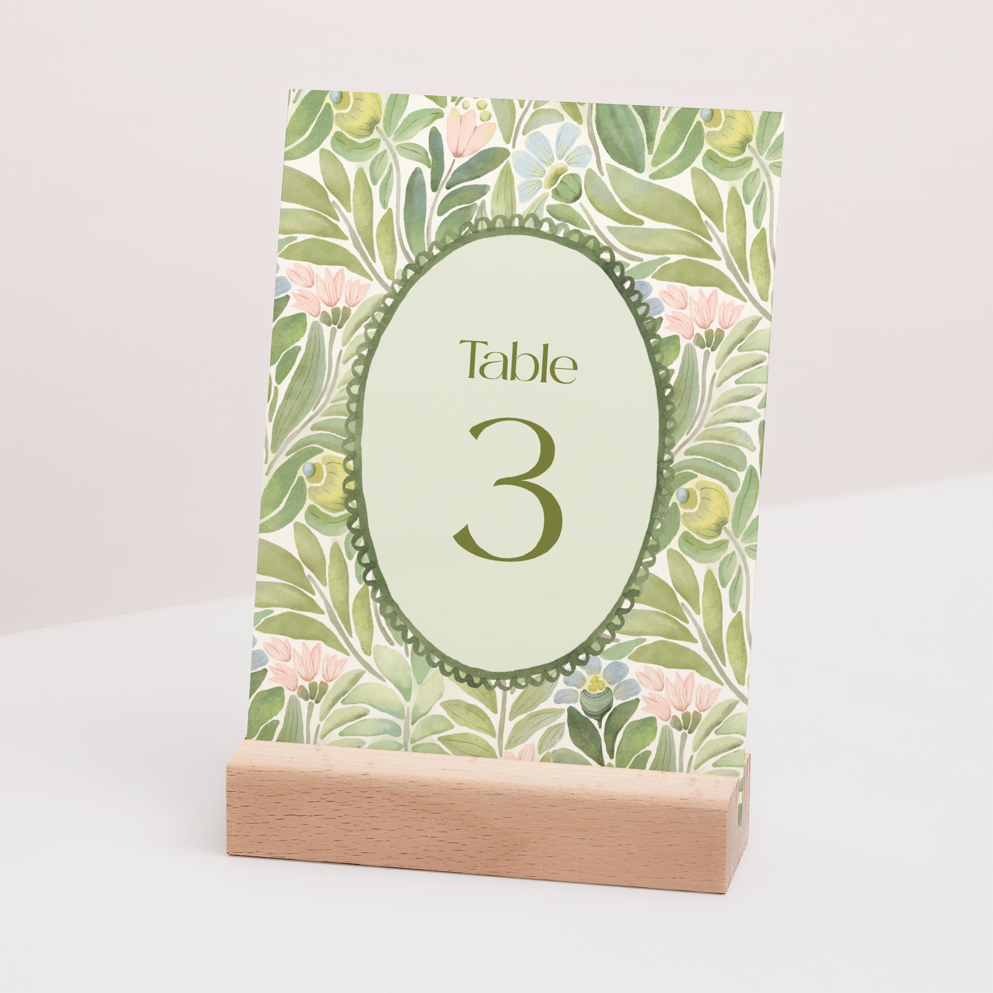 Marque table Mariage Rectangle Le Jardin des Promesses photo N° 3