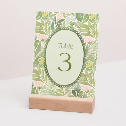 Marque table Mariage Rectangle Le Jardin des Promesses photo N° 3