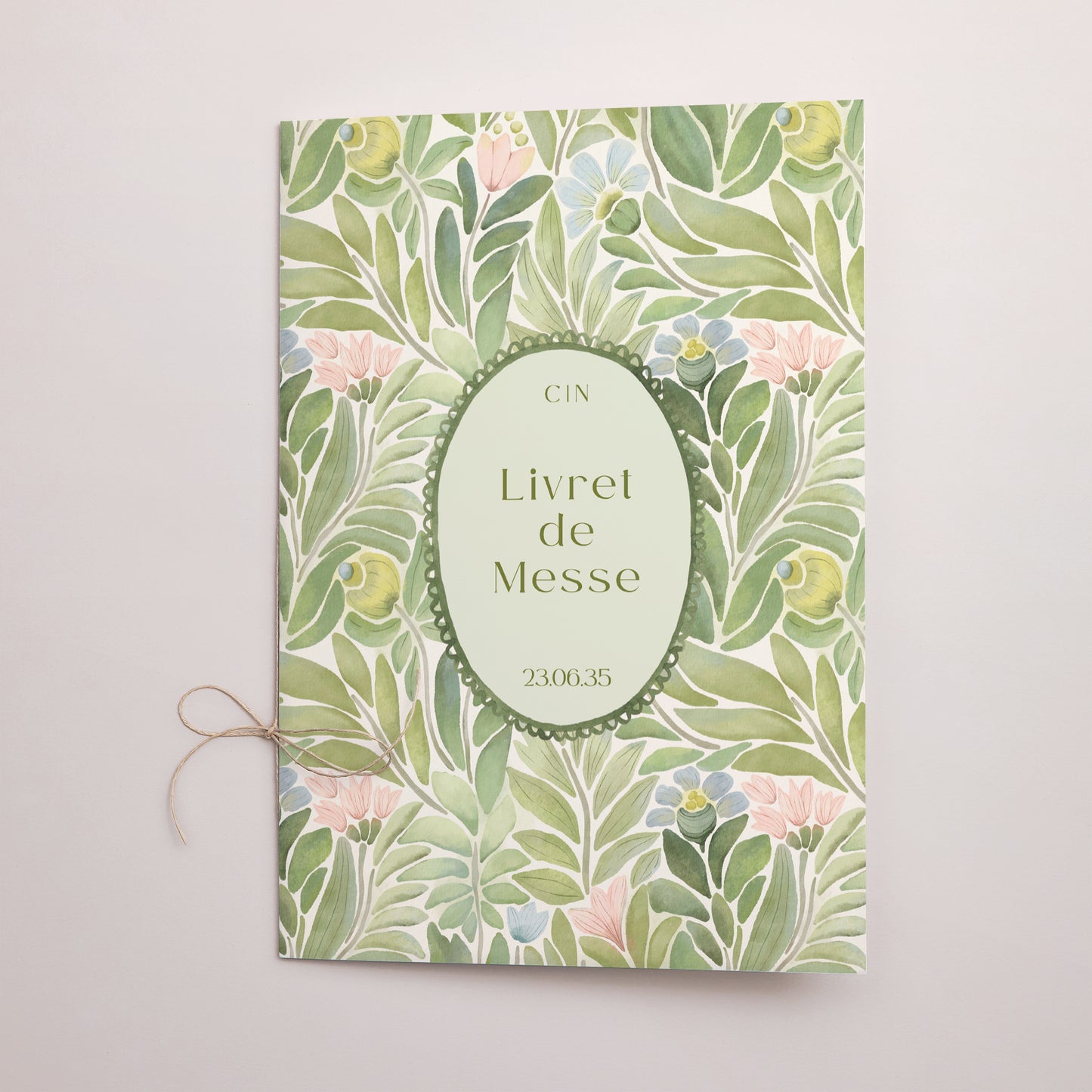 Livret de messe Mariage Double volet Le Jardin des Promesses photo N° 1