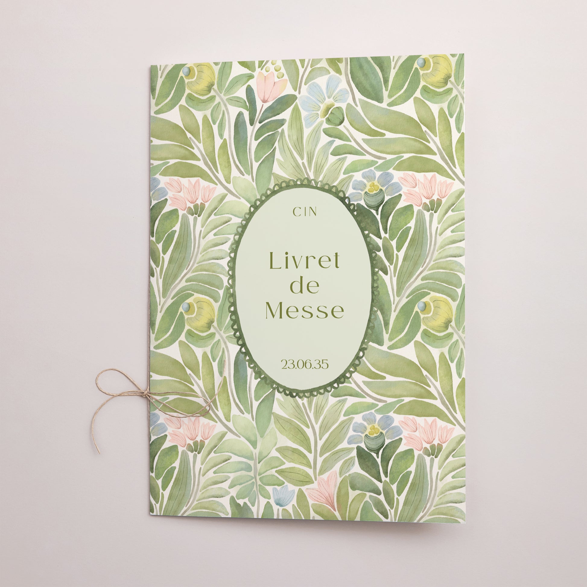 Livret de messe Mariage Double volet Le Jardin des Promesses photo N° 1
