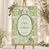 Panneau bienvenue Mariage Portrait 60 x 90 cm Le Jardin des Promesses photo N° 1