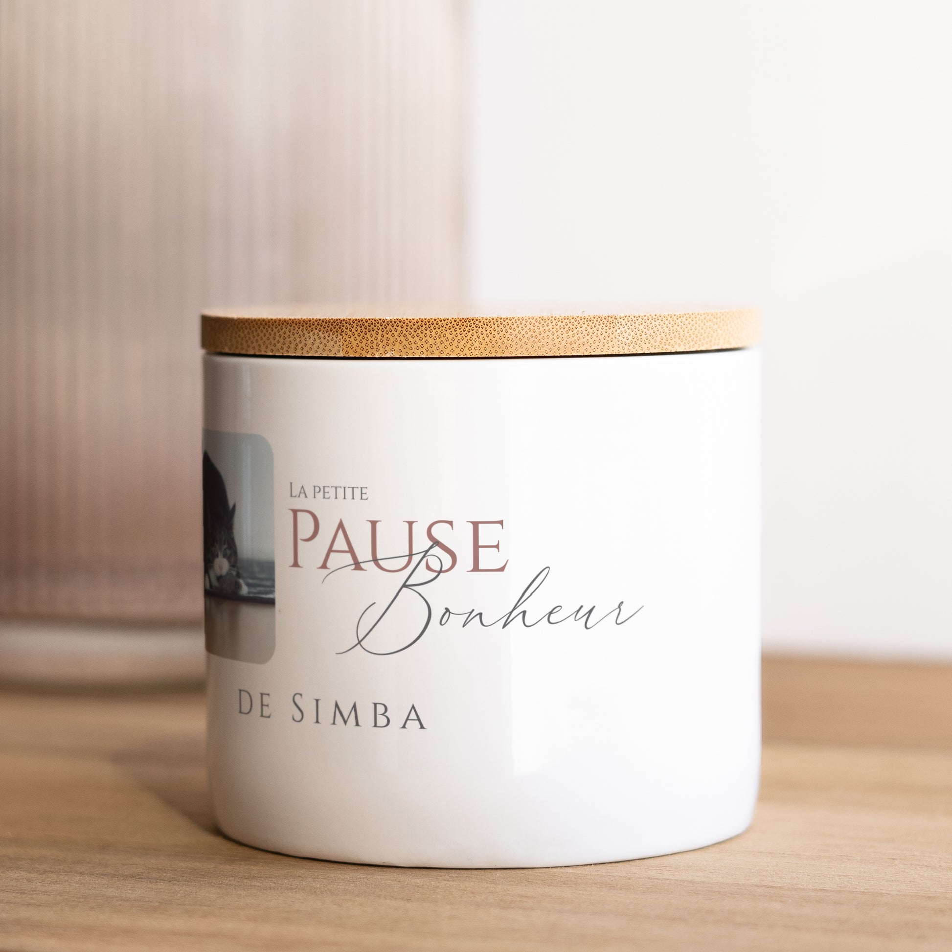 Pot en céramique 48 cl Pause Bonheur photo N° 2