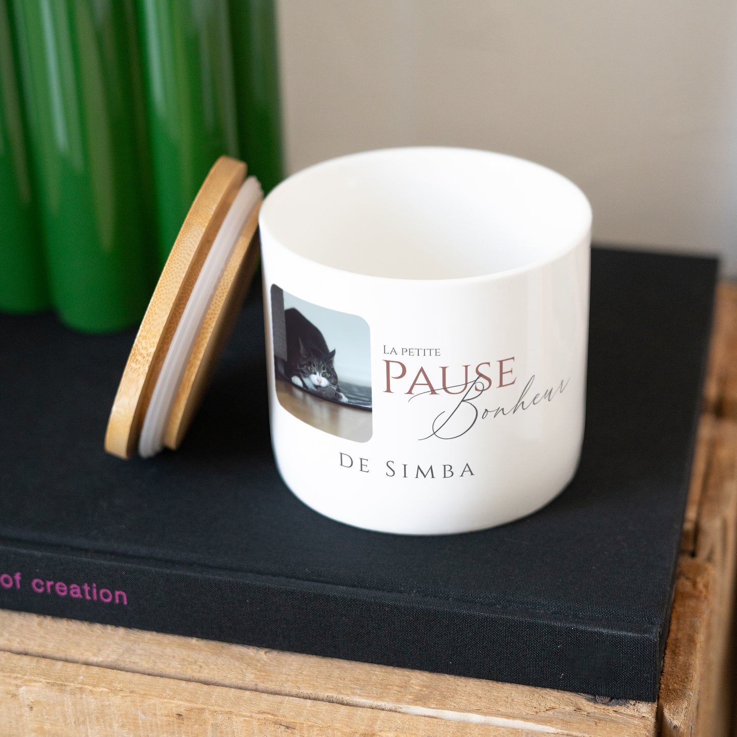 Pot en céramique 48 cl Pause Bonheur photo N° 3