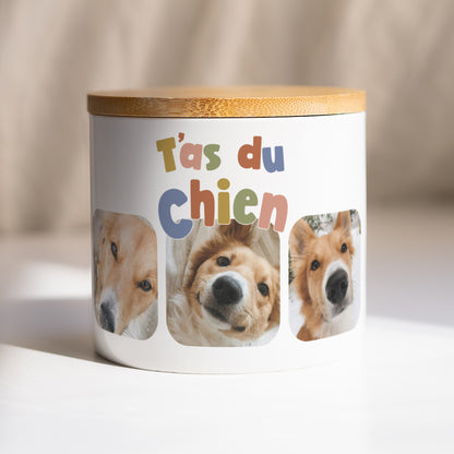 Boîte à croquettes 48 cl Avoir du Chien photo N° 1