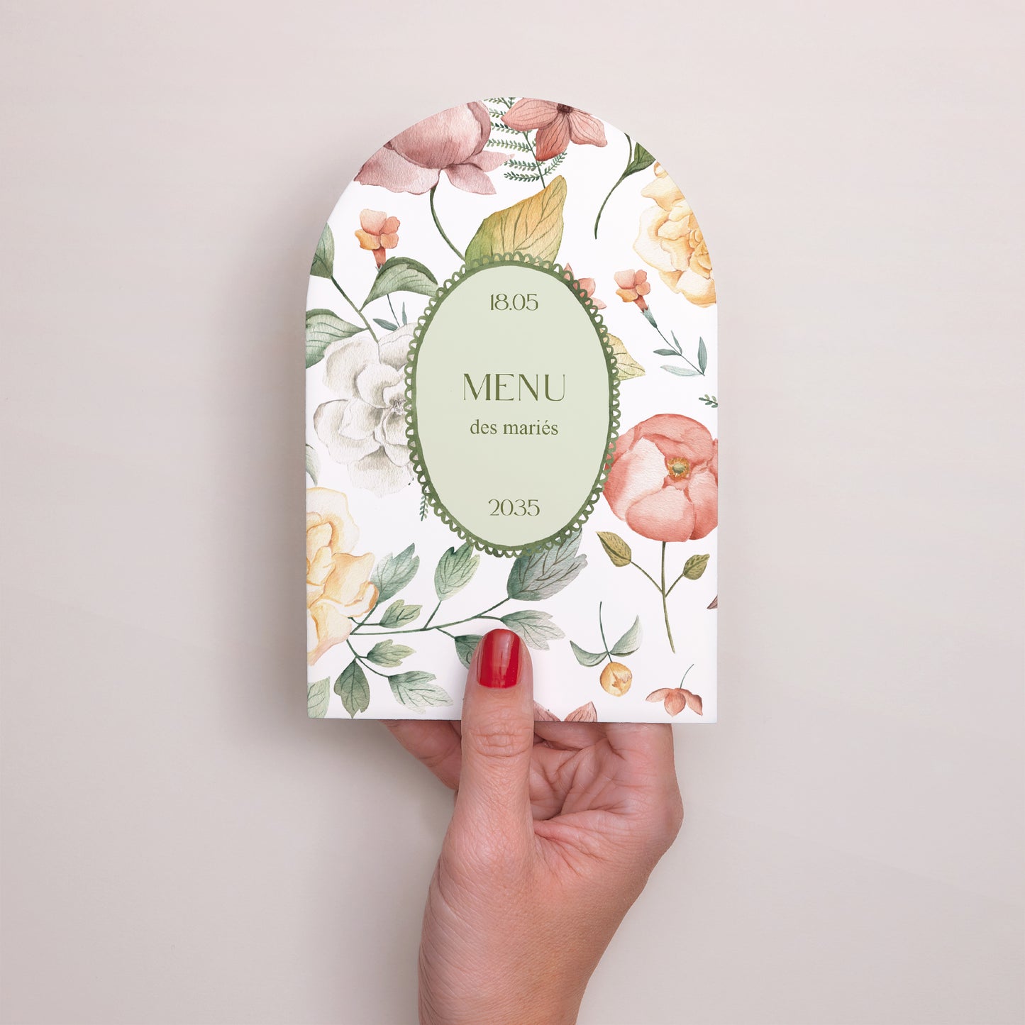 Menu Mariage Arche Jardin d'amour photo N° 2