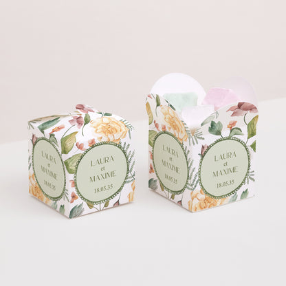 Boîte à dragées Mariage Ouverture papillon Jardin d'Amour photo N° 2